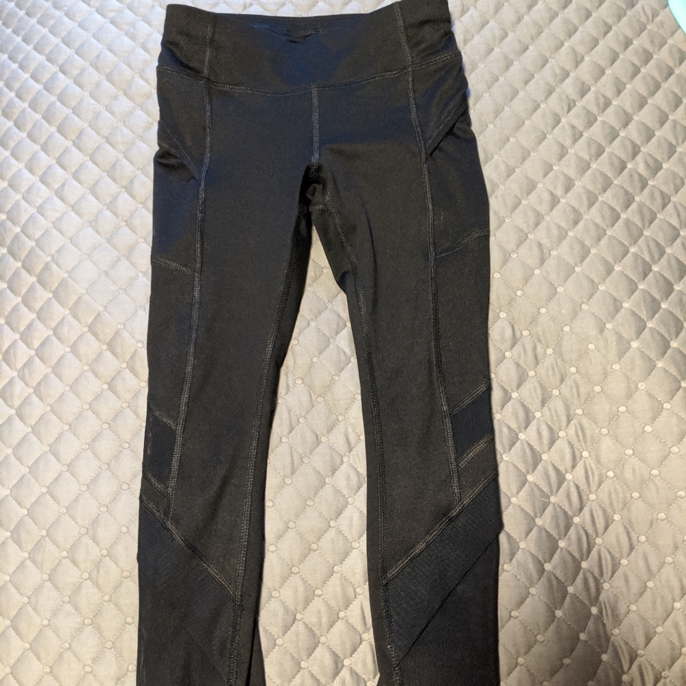 Girls Meshed Piece w/ Pockets Leggings